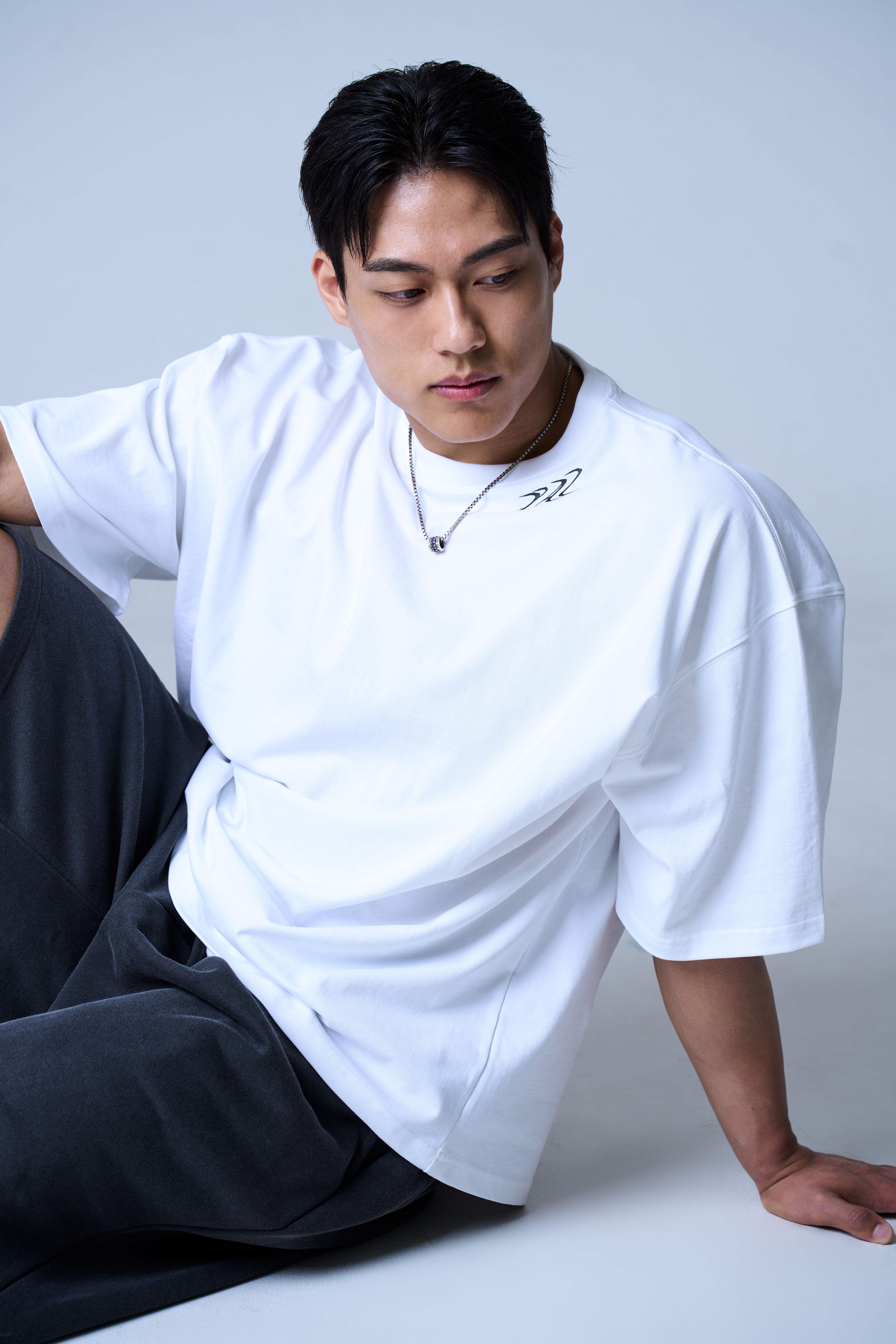 XAI Signature Logo Overfit T-Shirt - White 1