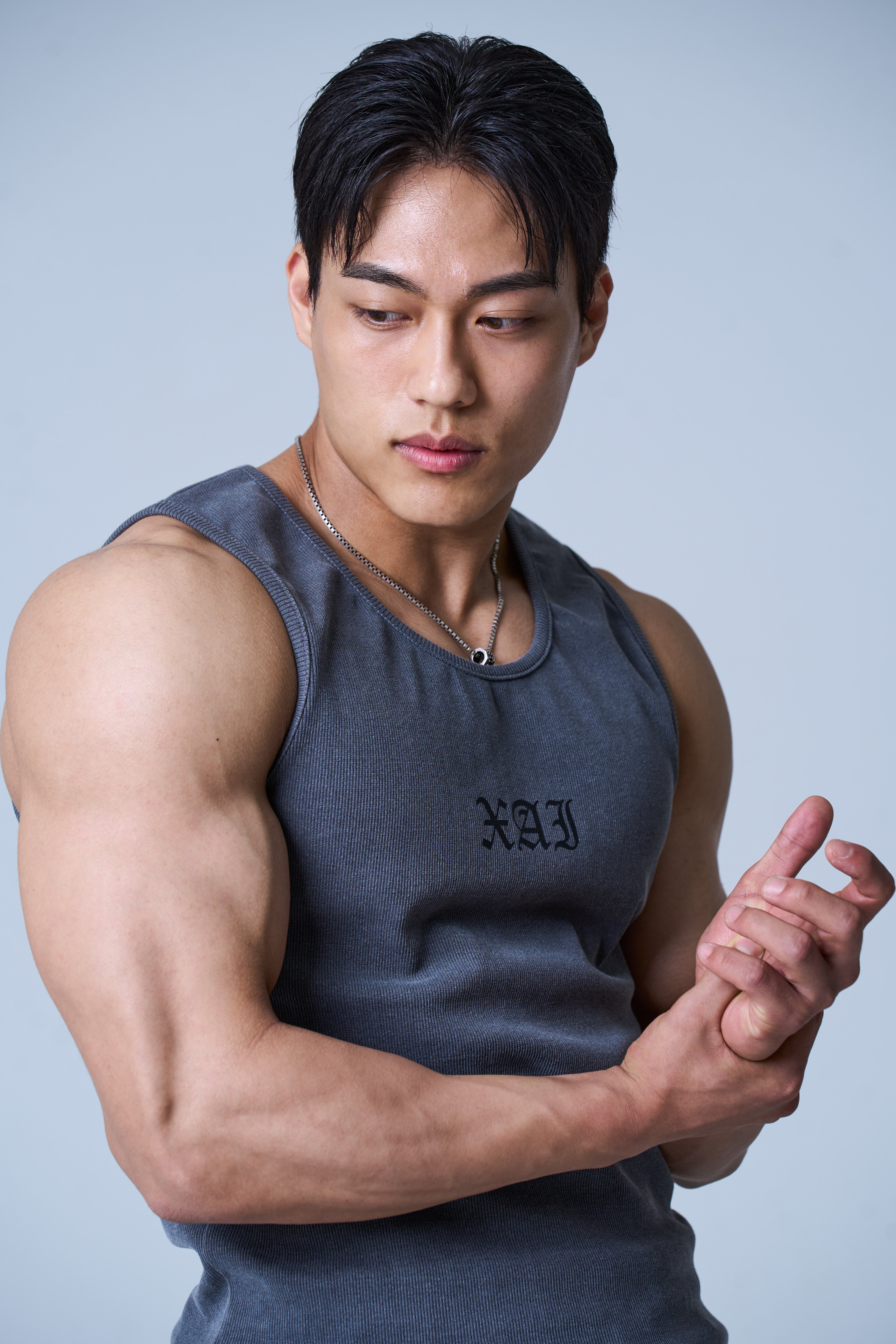 XAI Font Sleeveless - Pigment Charcoal 3